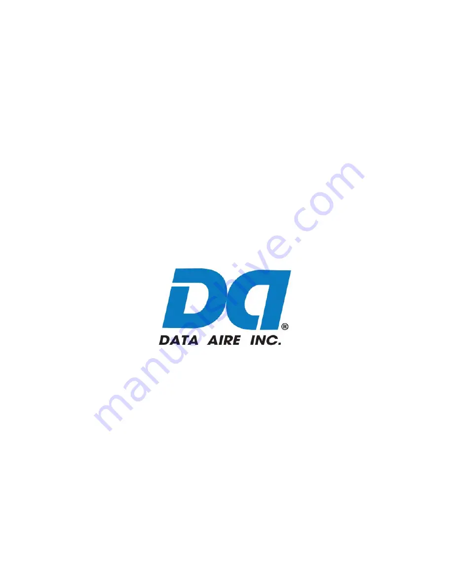 Data Aire dap4 touch Supplement Manual Download Page 28