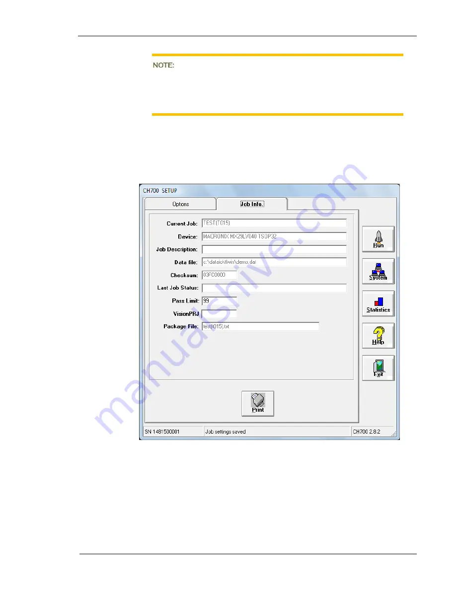 Data I/O PSV5000 Operator'S Manual Download Page 63