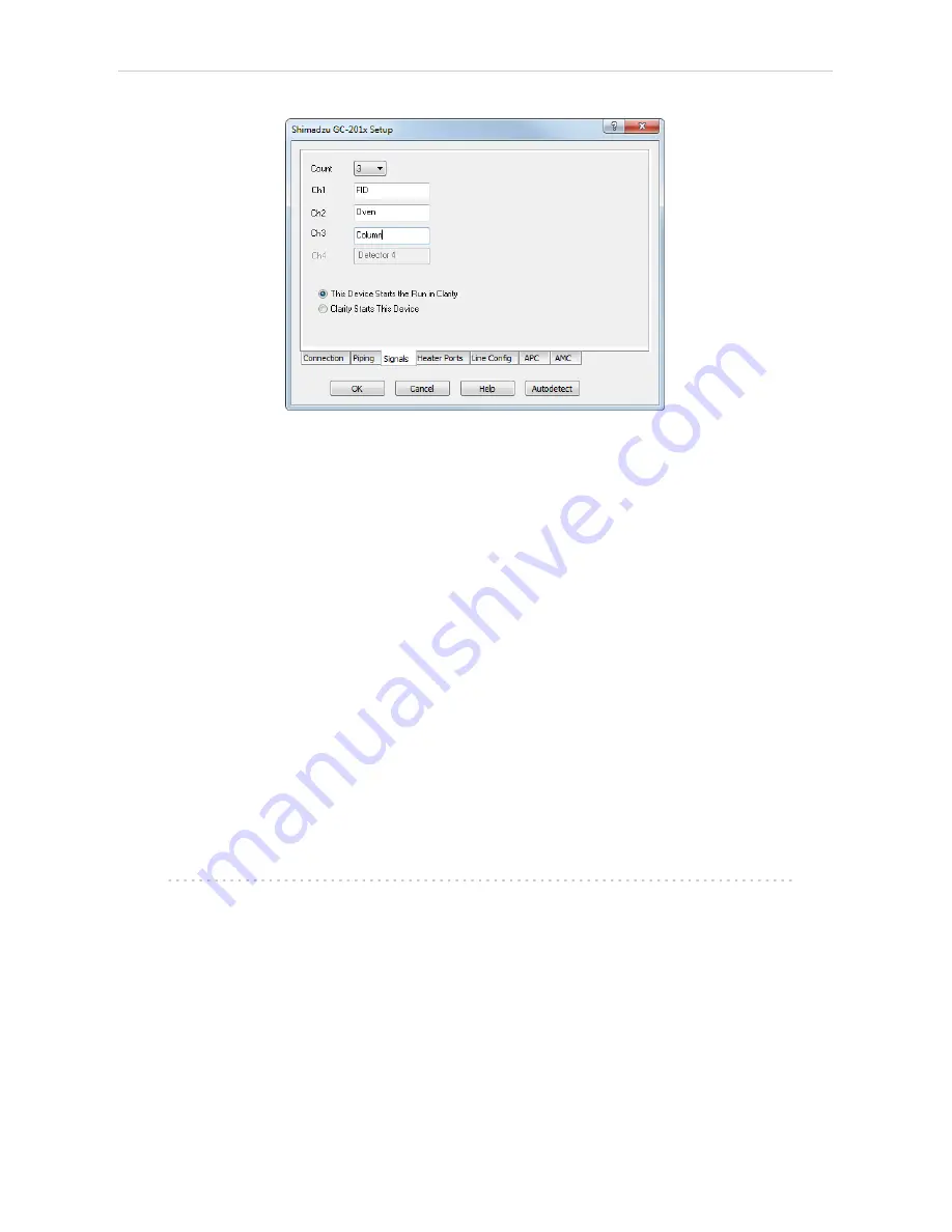 DataApex Shimadzu GC2010 APC/AFC User Manual Download Page 30