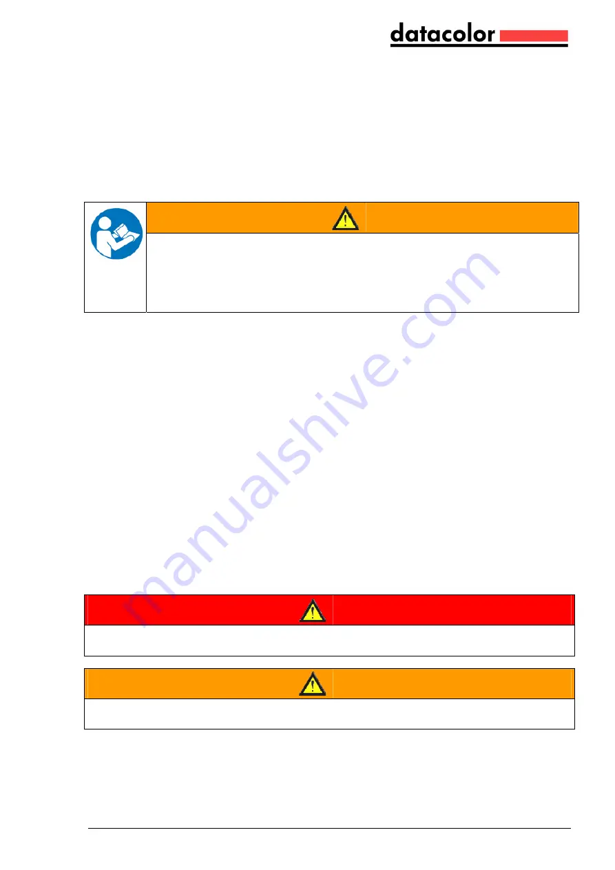 Datacolor CONDITIONER Operation Manual Download Page 4