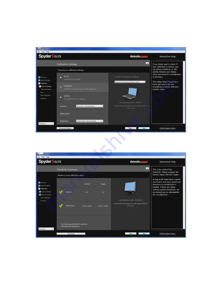 Datacolor Spyder5 Express User Manual Download Page 52