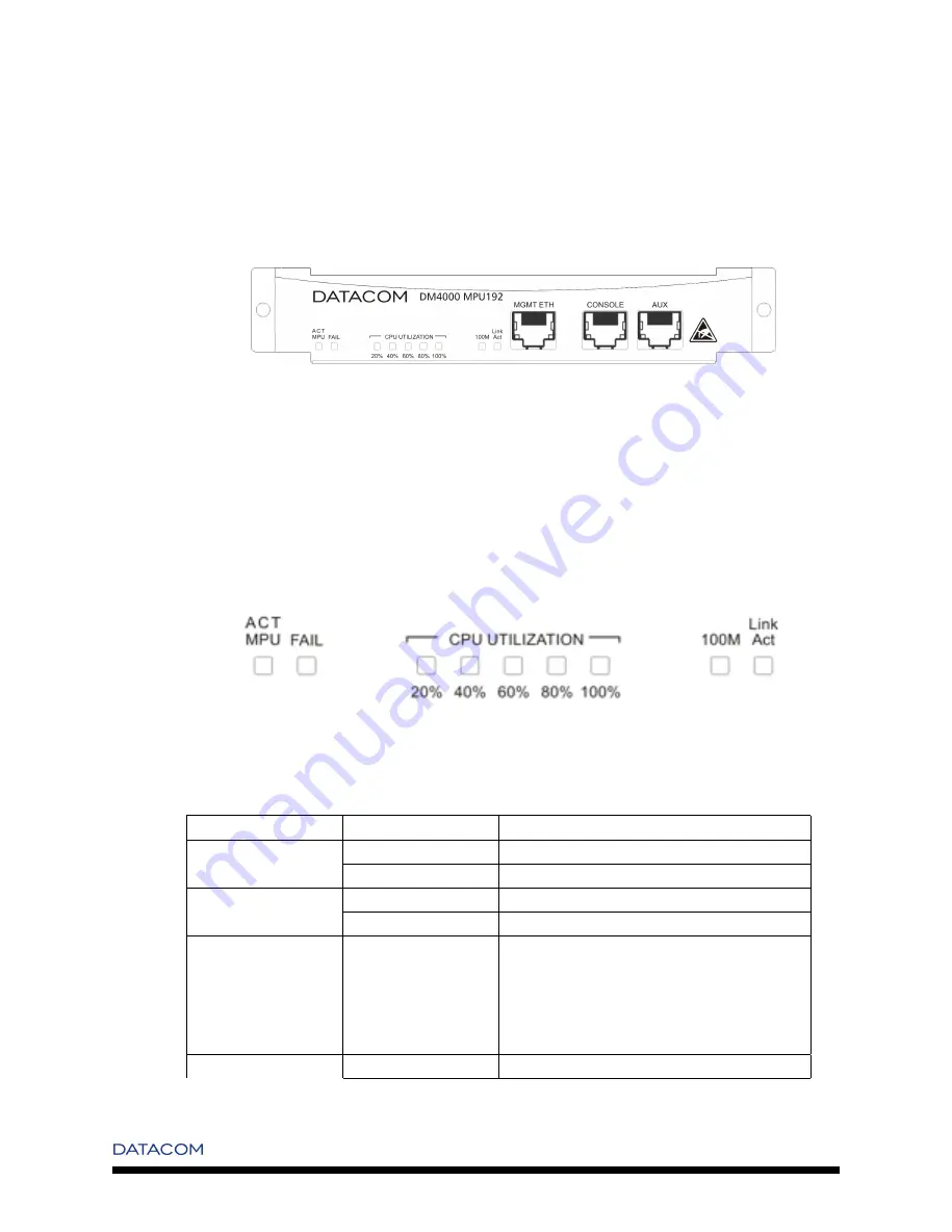 Datacom DM4001 Скачать руководство пользователя страница 21