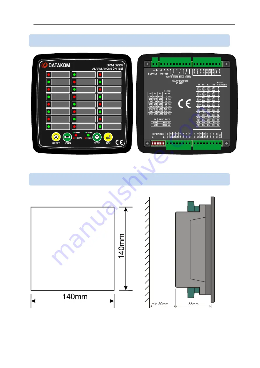 Datakom DKM-0224 Скачать руководство пользователя страница 6