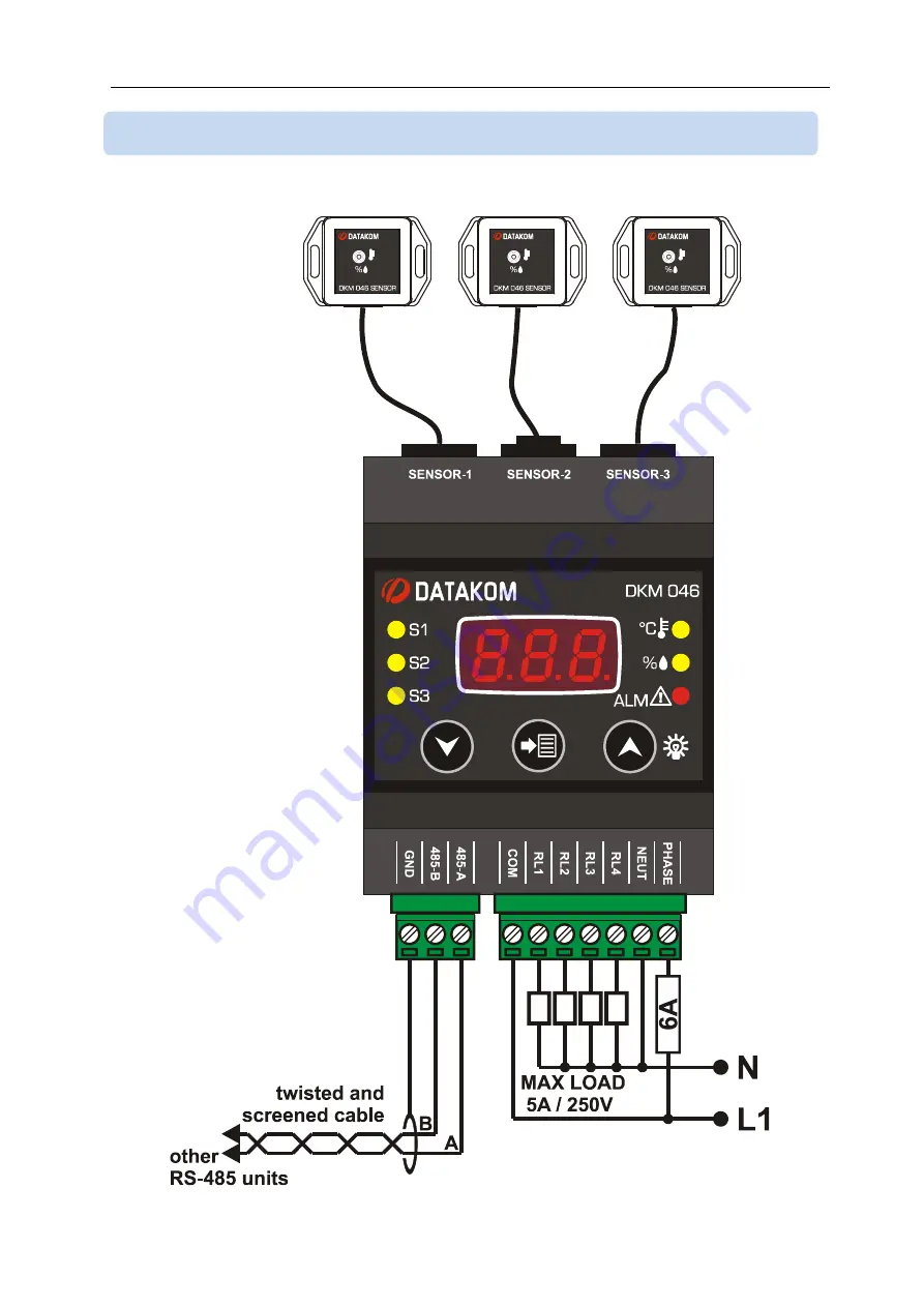 Datakom DKM-046 Скачать руководство пользователя страница 8