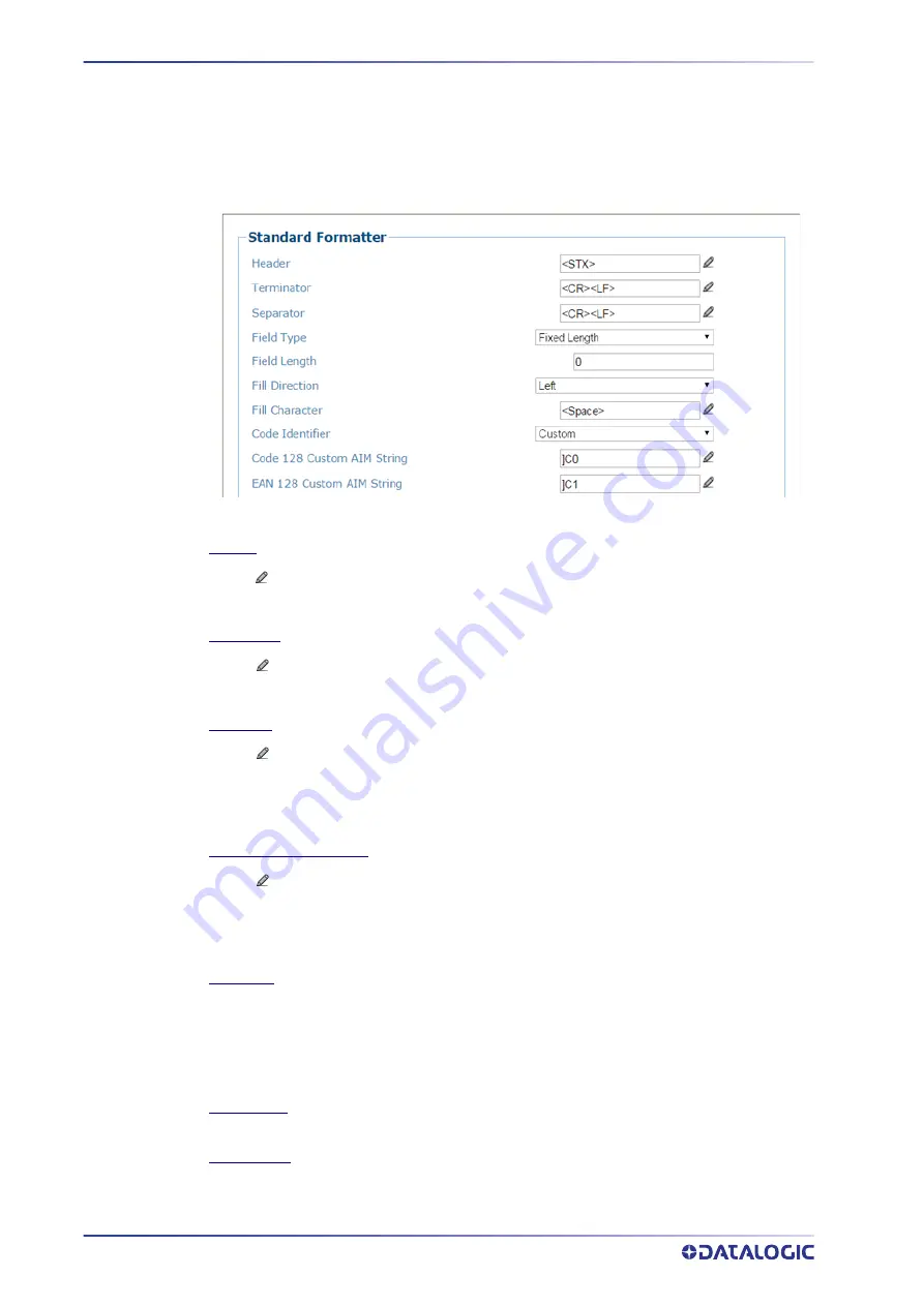 Datalogic AI7000 Product Reference Manual Download Page 178