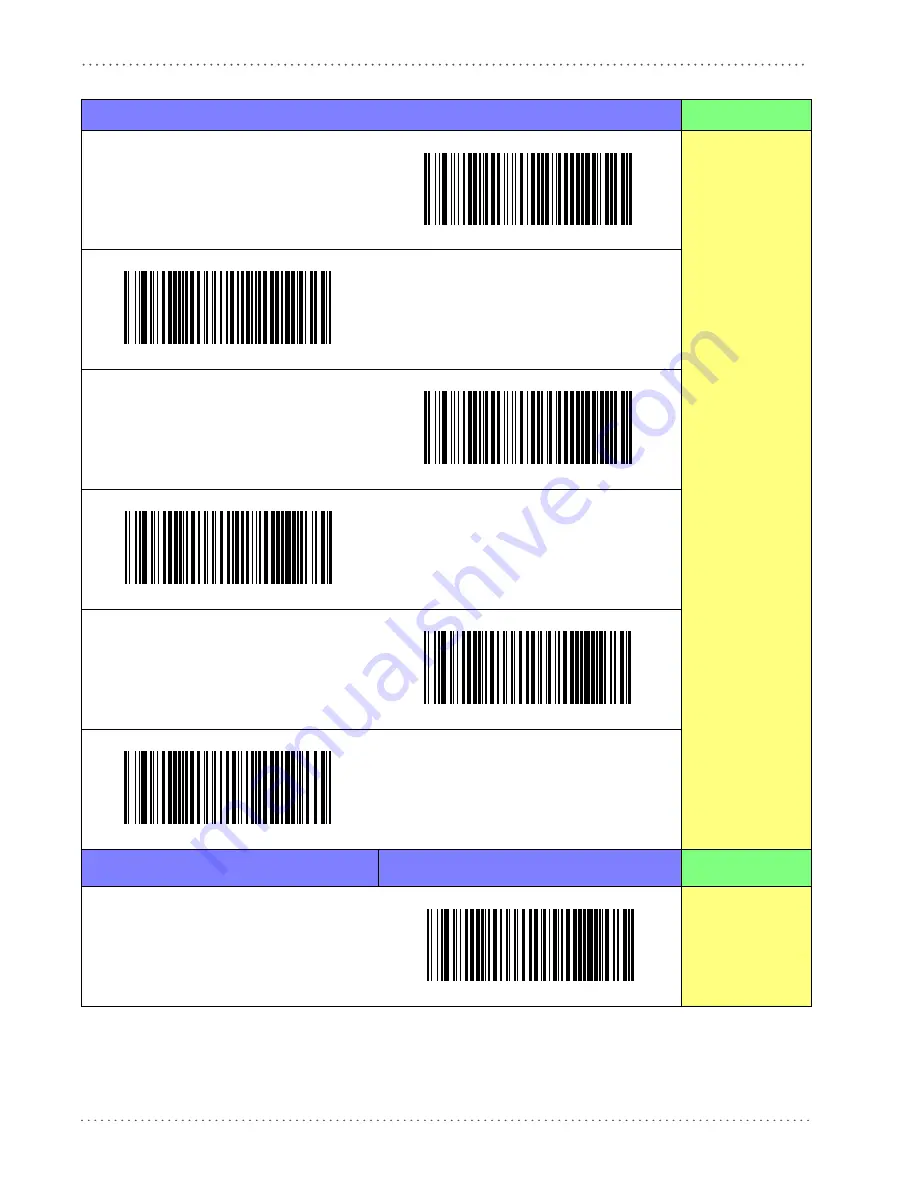 Datalogic Gryphon GD4100 Reference Manual Download Page 72