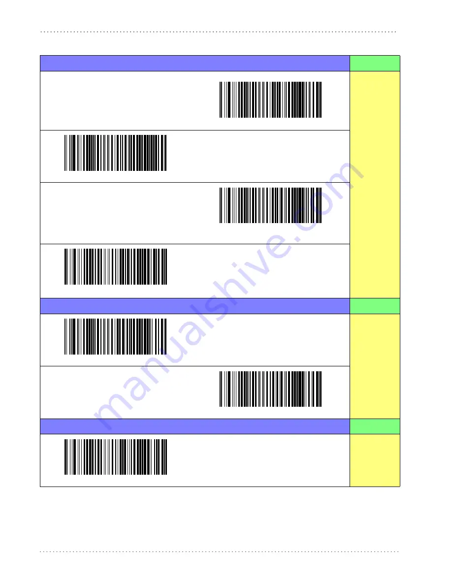 Datalogic Gryphon I GD4100 Reference Manual Download Page 70