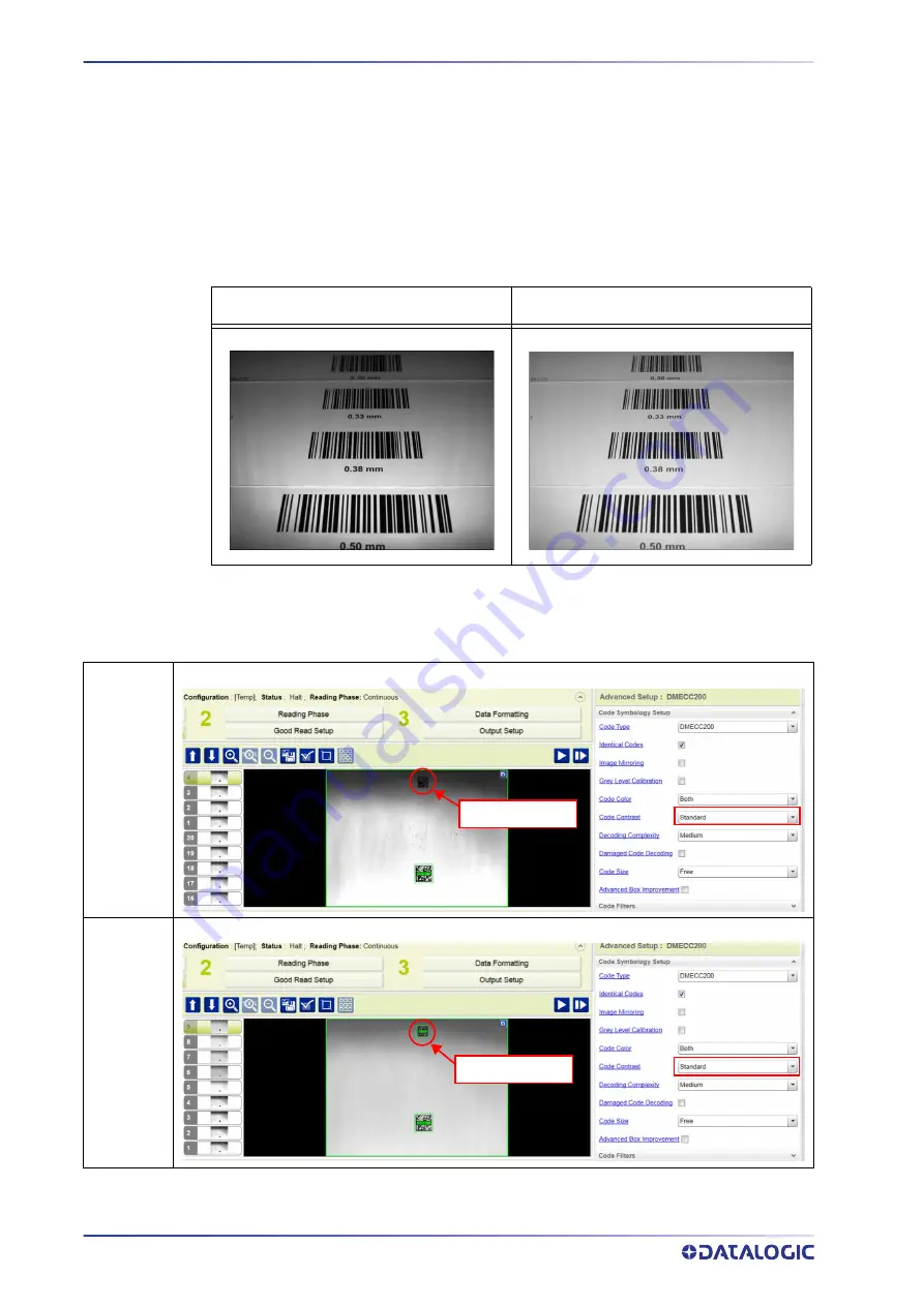 Datalogic Matrix 320 Product Reference Manual Download Page 60