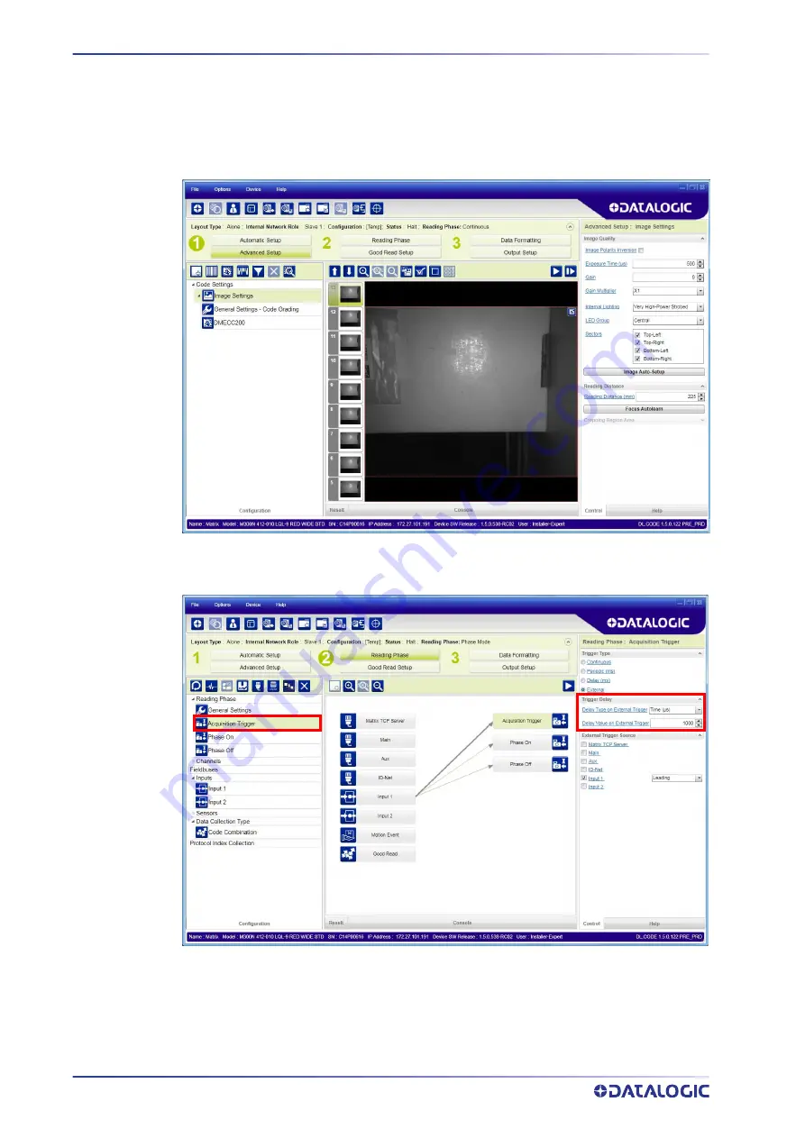 Datalogic matrix 450N Product Reference Manual Download Page 128