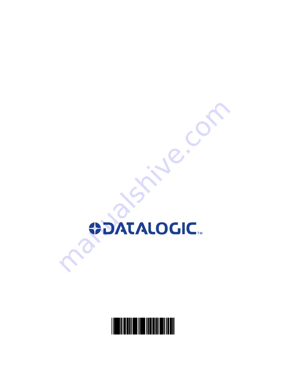 Datalogic QuickScan i QD2100 Product Reference Manual Download Page 320