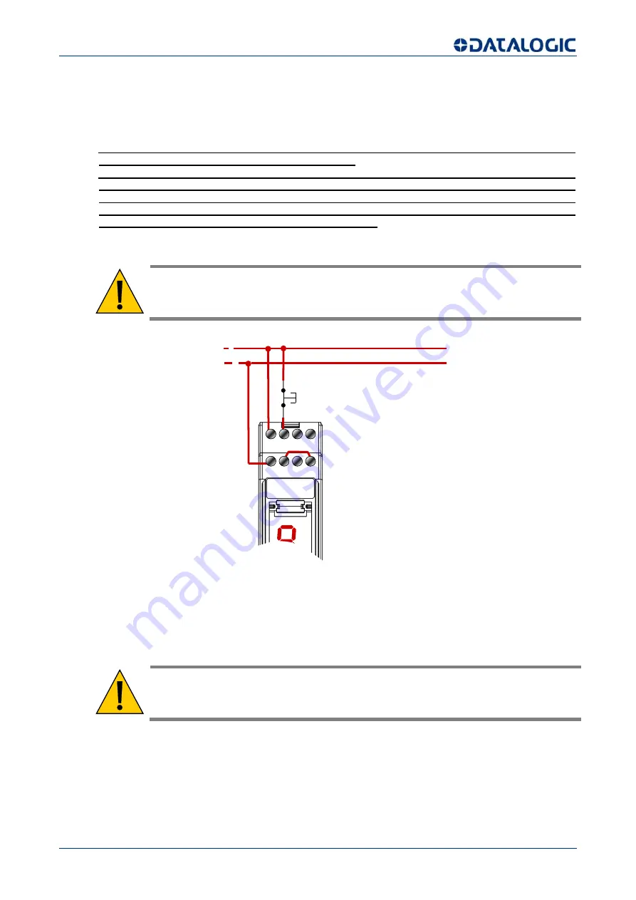 Datalogic SG-BWS-T4 Instruction Manual Download Page 24