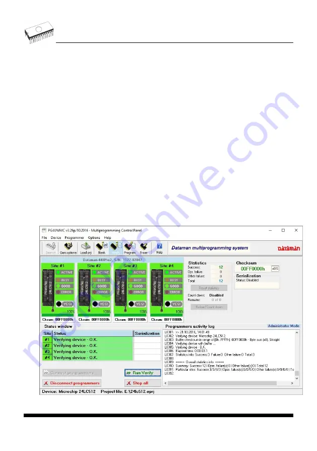 Dataman 448PRO2 Скачать руководство пользователя страница 134