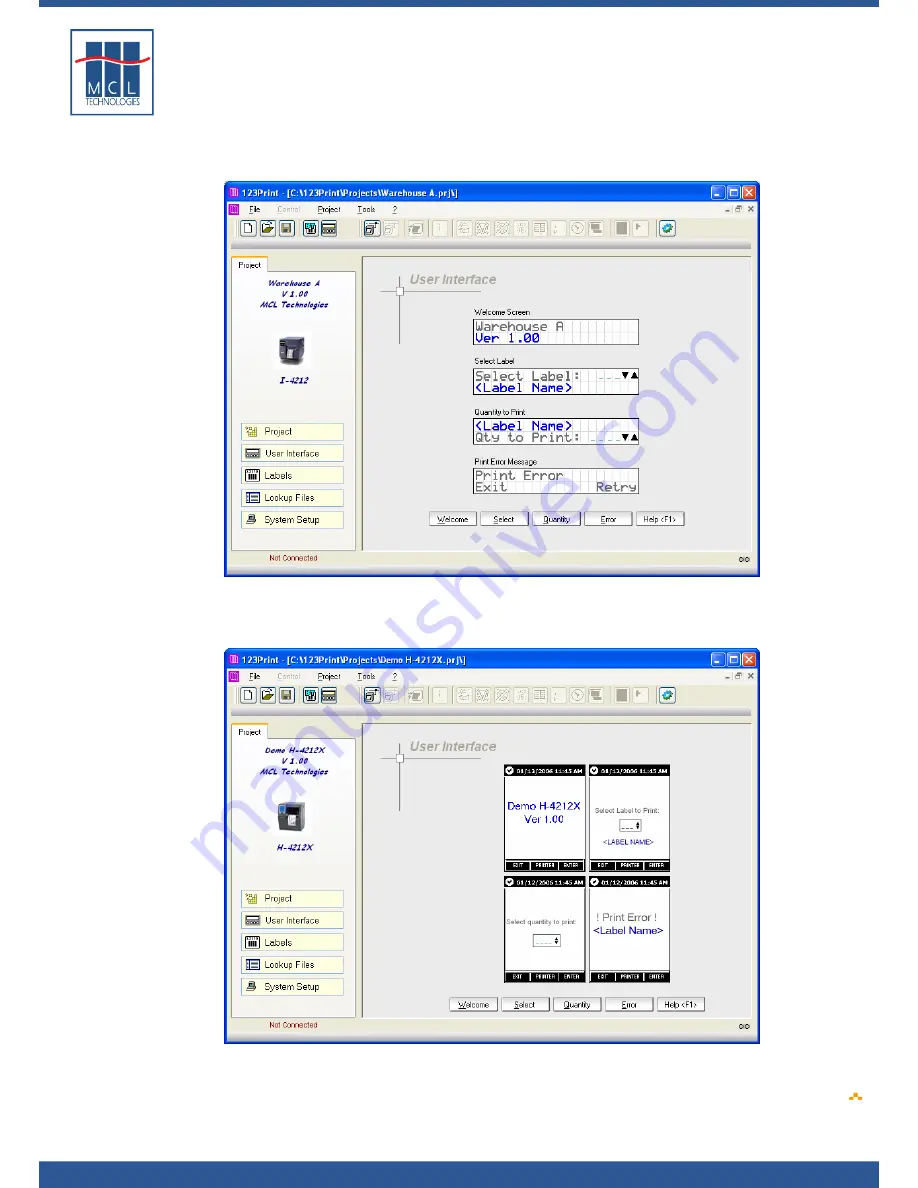 Datamax 123 Print v1.1x Скачать руководство пользователя страница 36