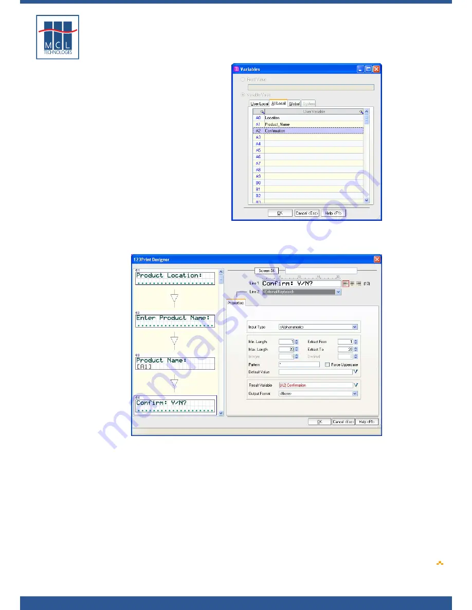 Datamax 123 Print v1.1x Скачать руководство пользователя страница 64