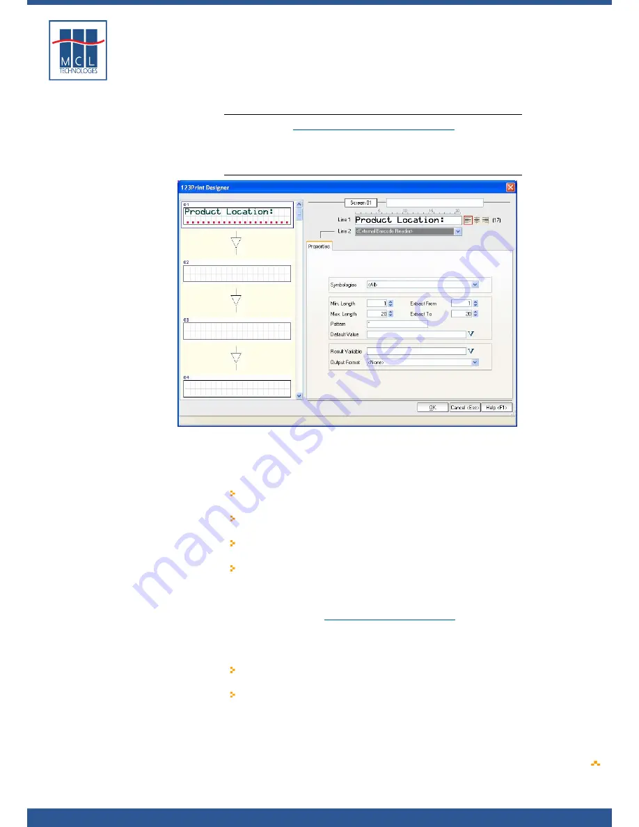 Datamax 123 Print v1.1x User Manual Download Page 71