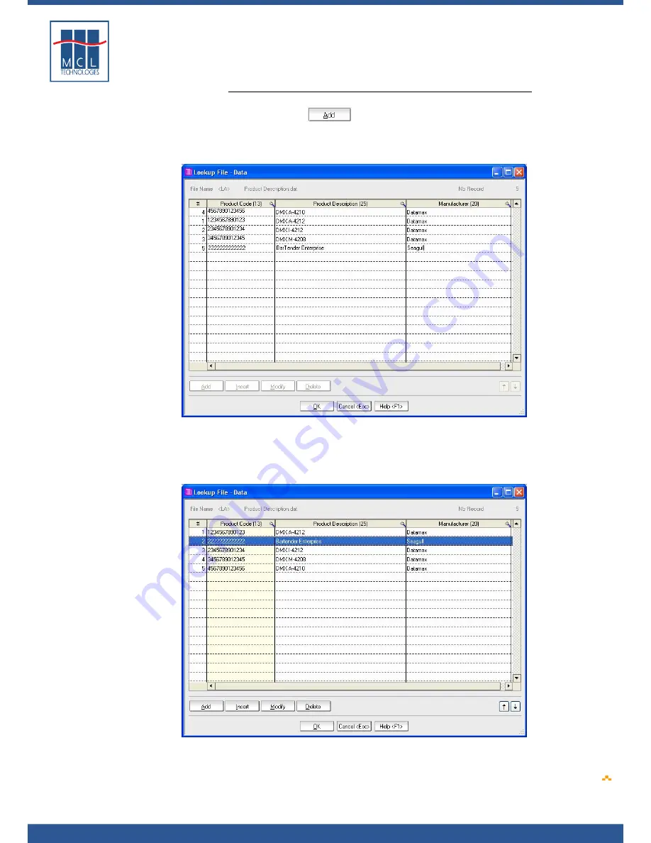 Datamax 123 Print v1.1x Скачать руководство пользователя страница 106