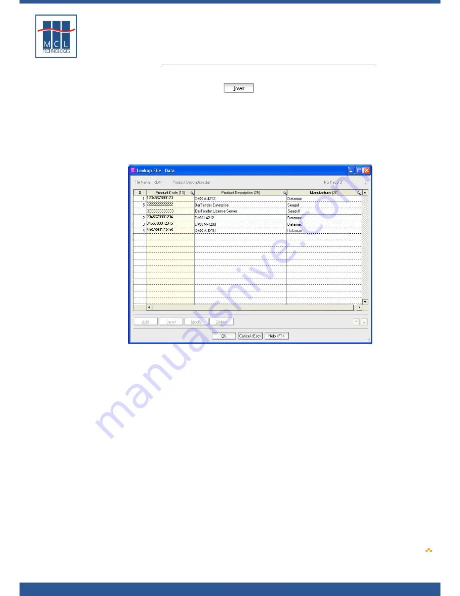 Datamax 123 Print v1.1x Скачать руководство пользователя страница 107