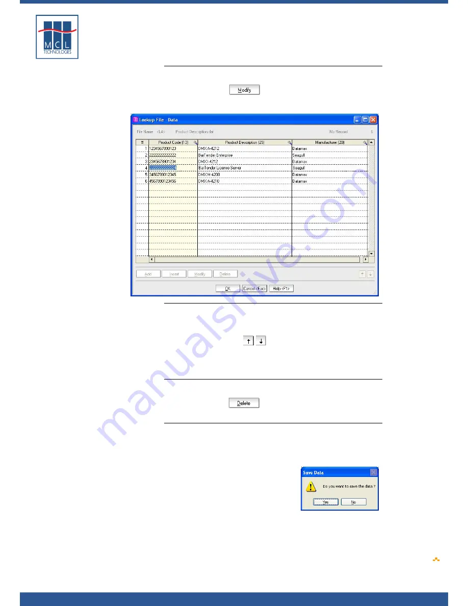 Datamax 123 Print v1.1x Скачать руководство пользователя страница 108