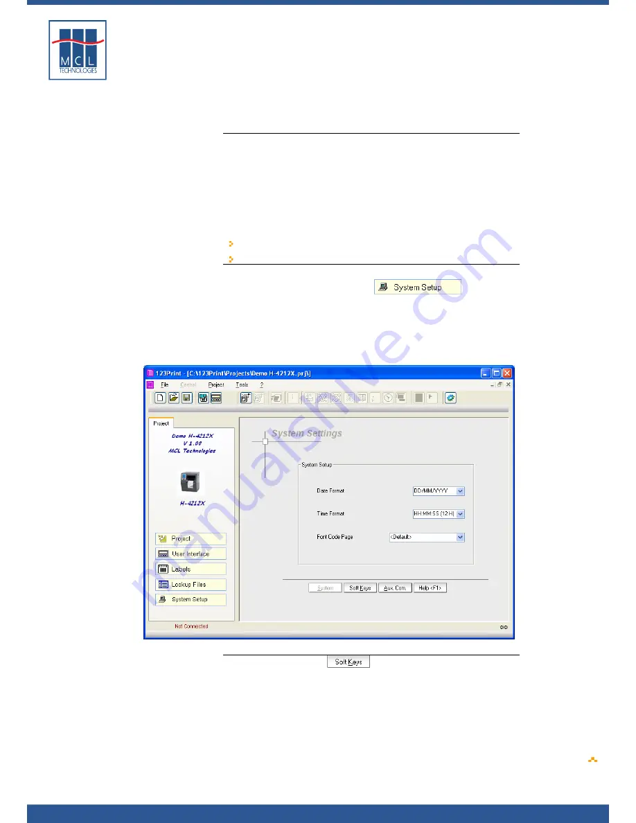 Datamax 123 Print v1.1x Скачать руководство пользователя страница 112