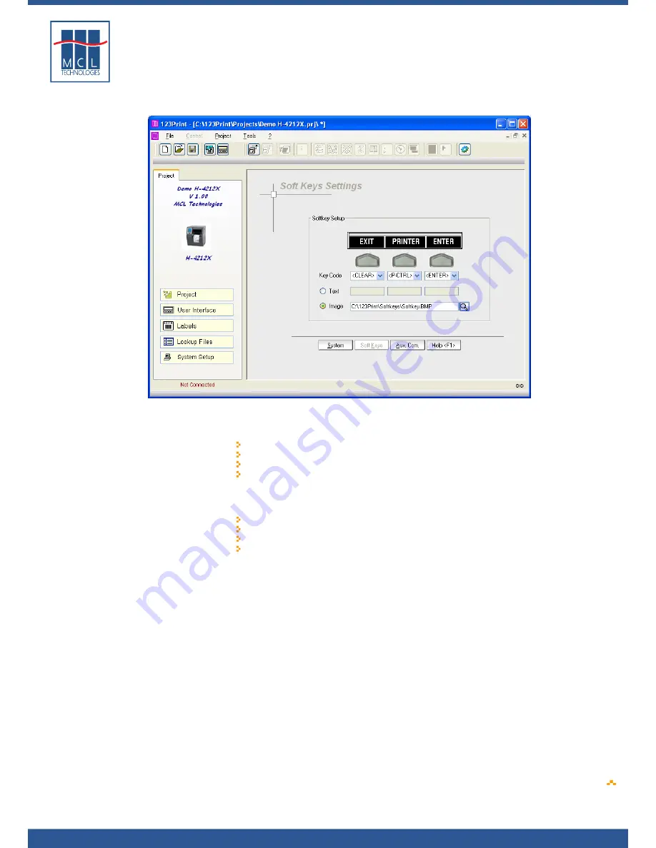 Datamax 123 Print v1.1x User Manual Download Page 115