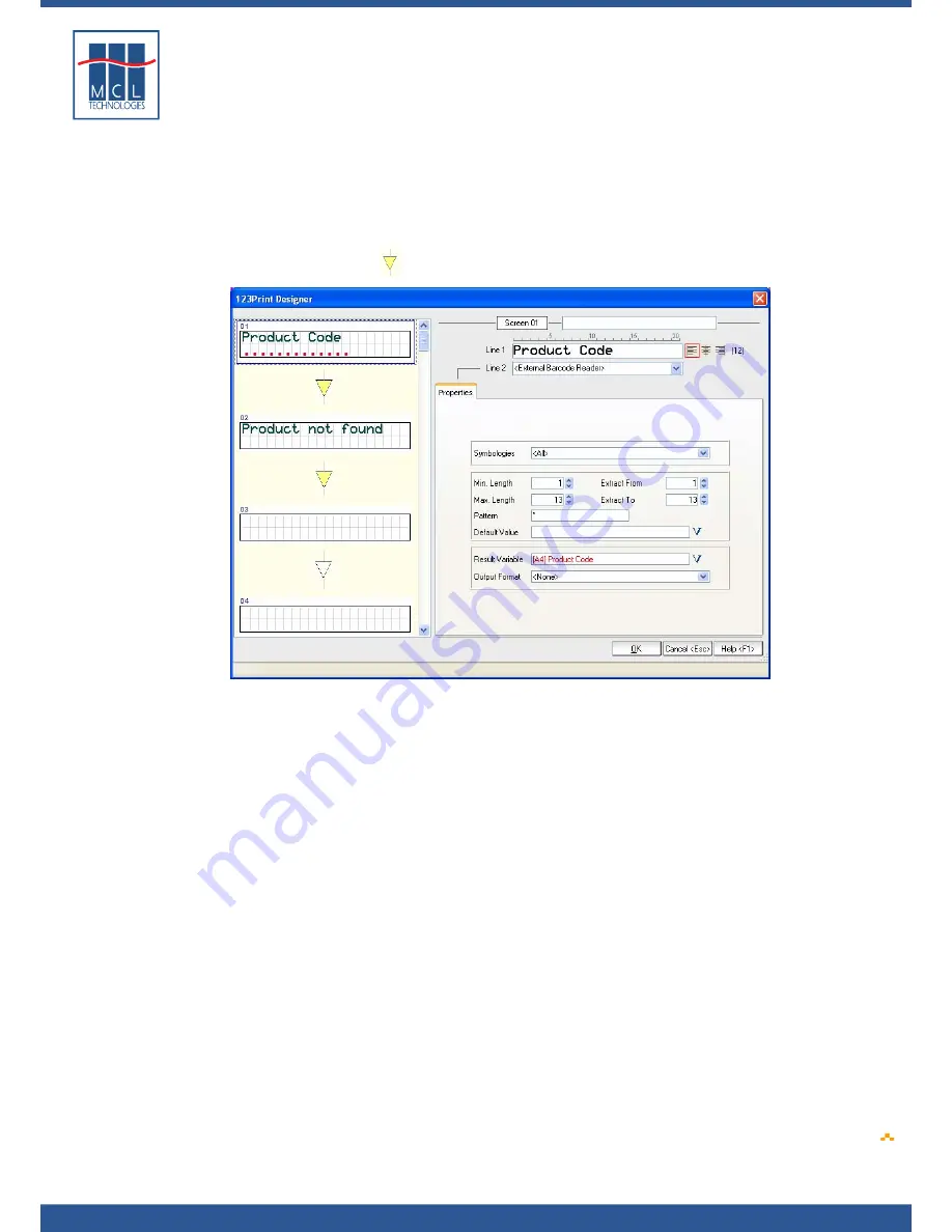 Datamax 123 Print v1.1x User Manual Download Page 130