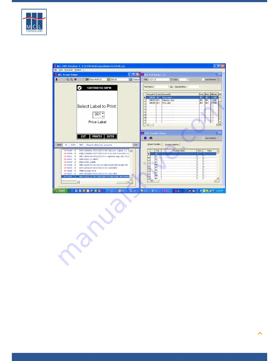 Datamax 123 Print v1.1x User Manual Download Page 181