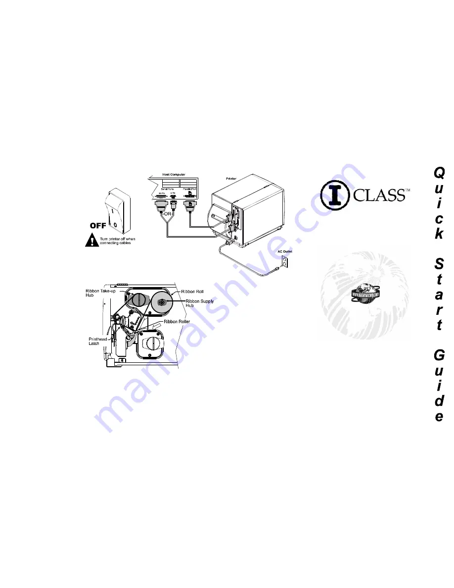 Datamax I-4201 Quick Start Manual Download Page 1