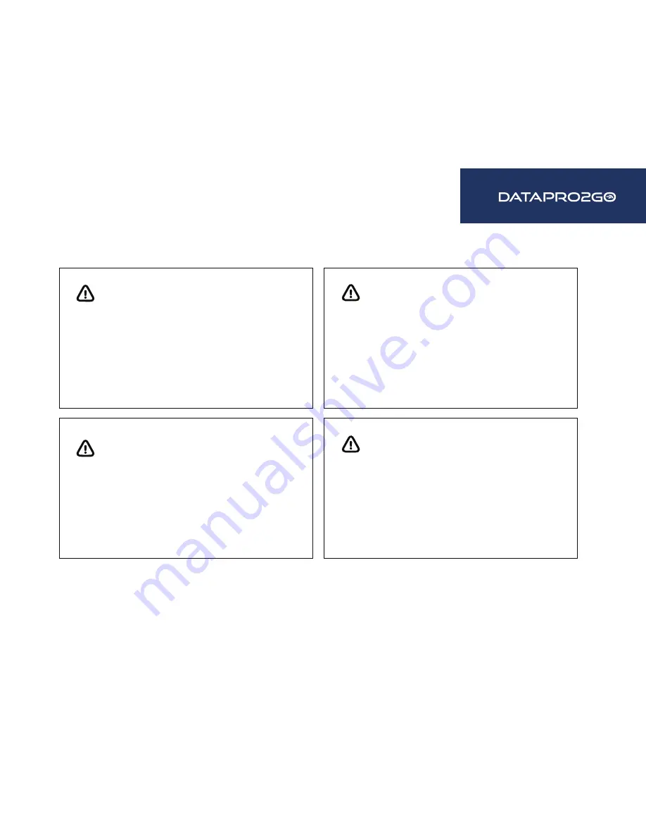 DataPro2Go 6300-CX User Manual Download Page 3