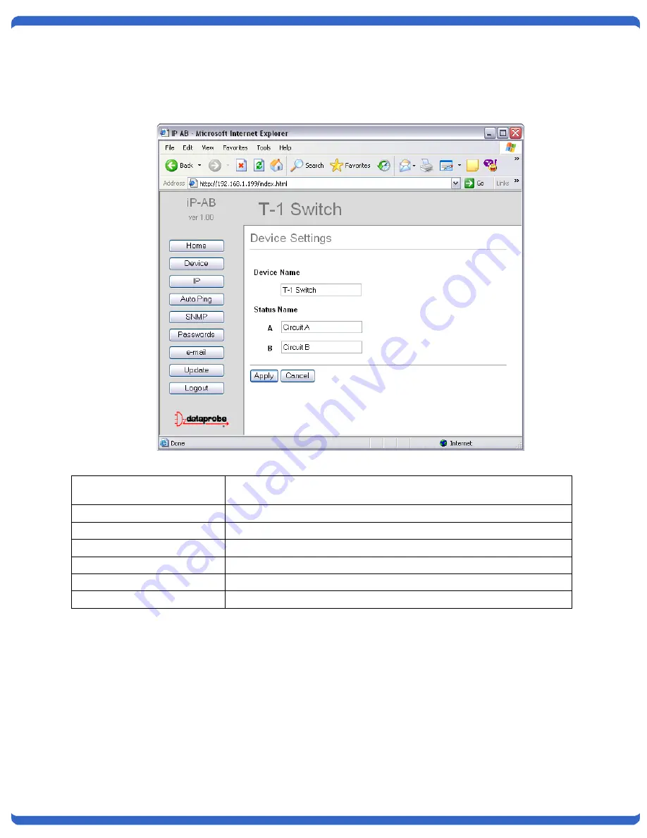 Dataprobe RSS-16 Installation And Operation Manual Download Page 29