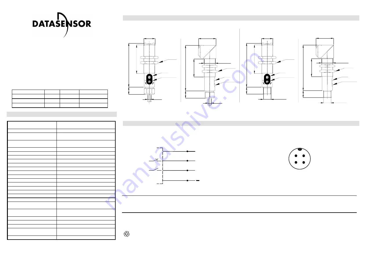 Datasensor SDS5-5 Series Скачать руководство пользователя страница 2