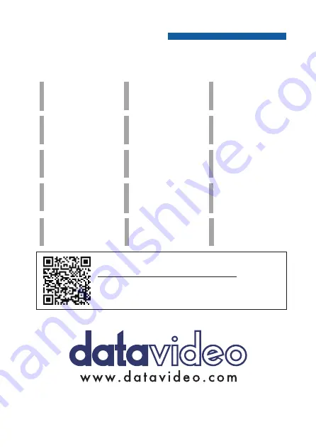 Datavideo BAC-03 Скачать руководство пользователя страница 11