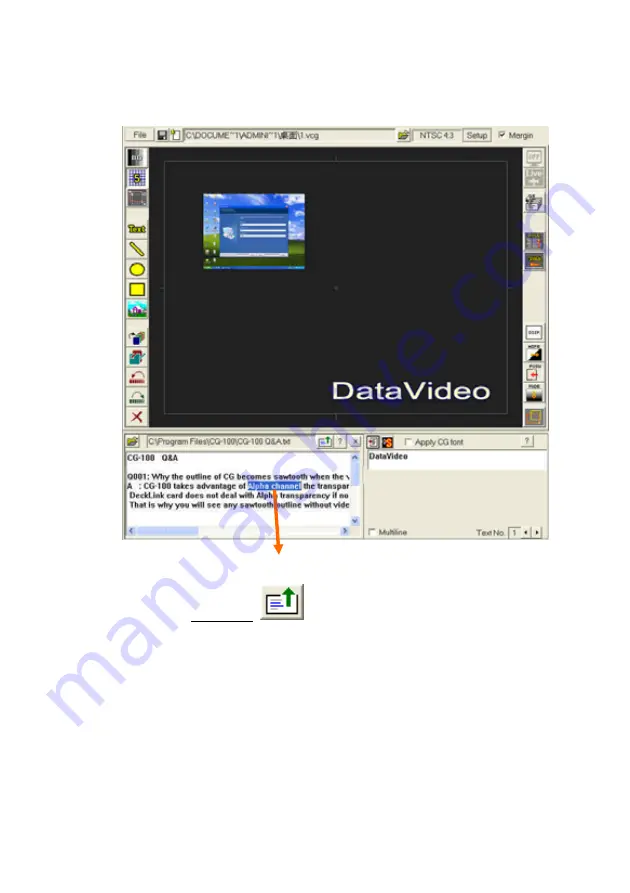 Datavideo CG-100 User Manual Download Page 50