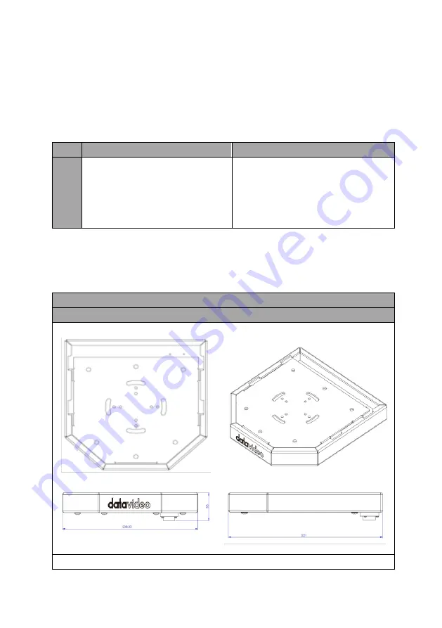 Datavideo CM-10 Instruction Manual Download Page 14