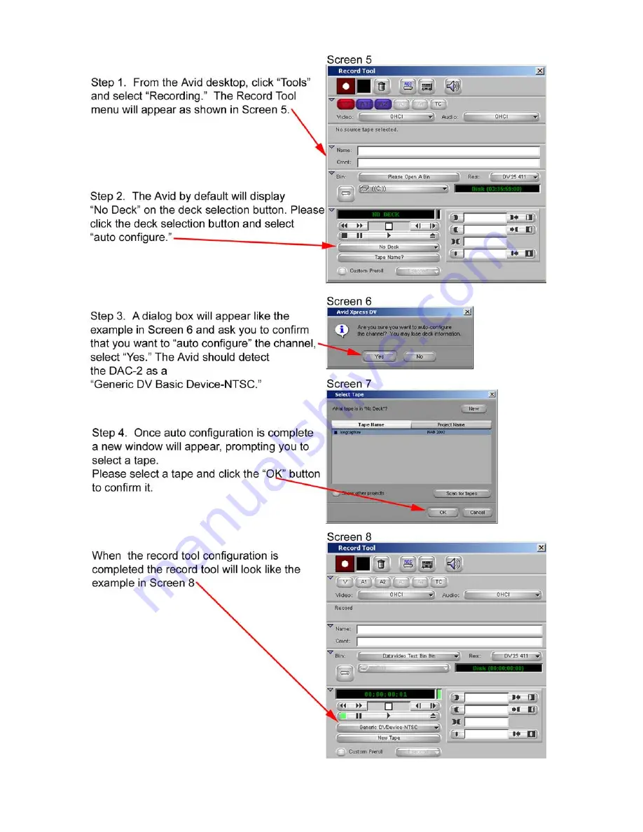 Datavideo DAC-2 Supplementary Manual Download Page 5