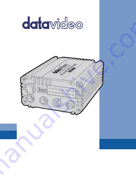 Datavideo DAC-91 Скачать руководство пользователя страница 1