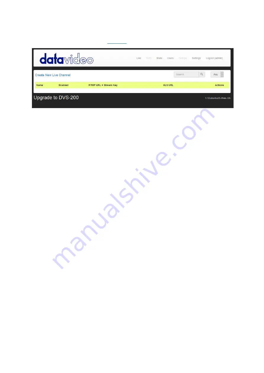 Datavideo DVS-100 Instruction Manual Download Page 17