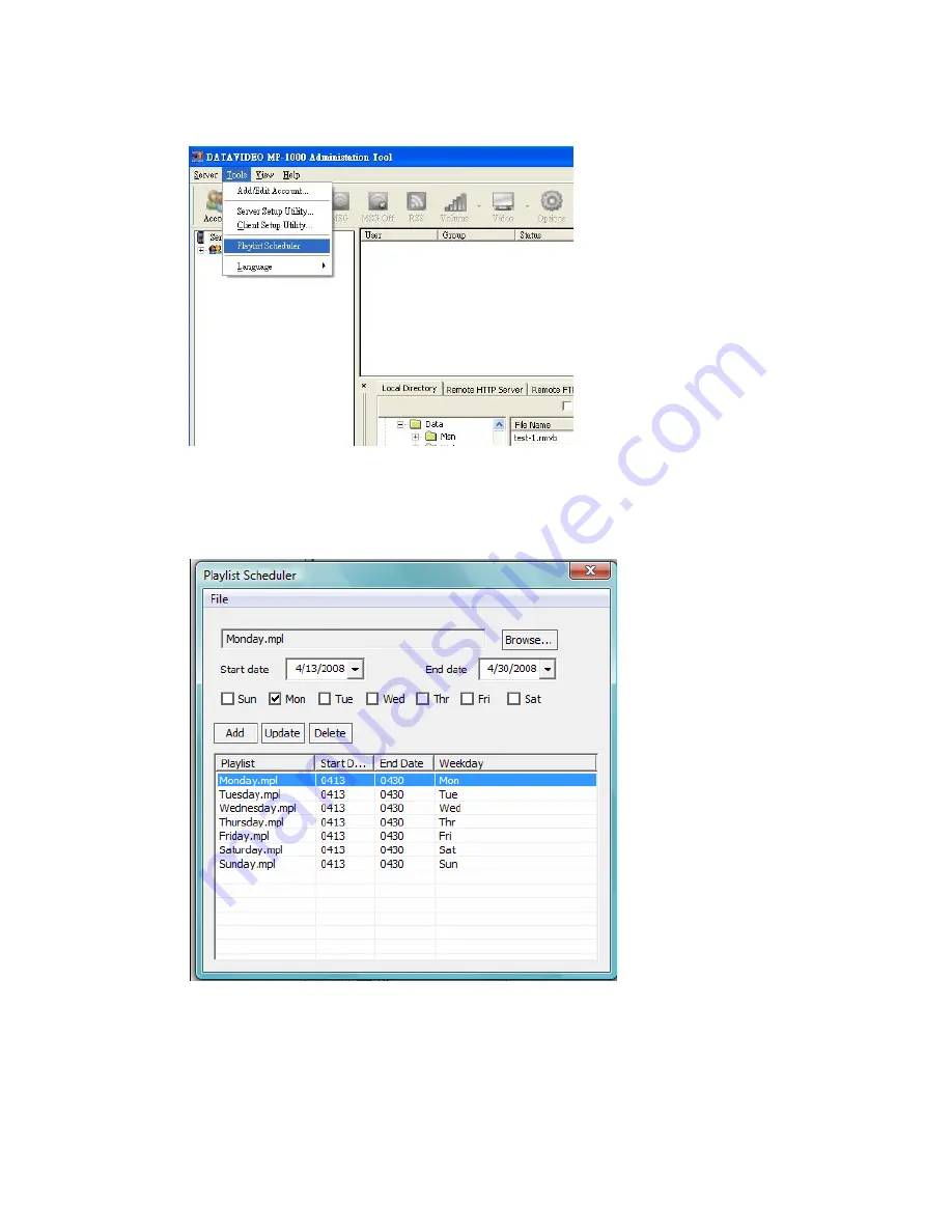 Datavideo MP-1000 User Manual Download Page 23