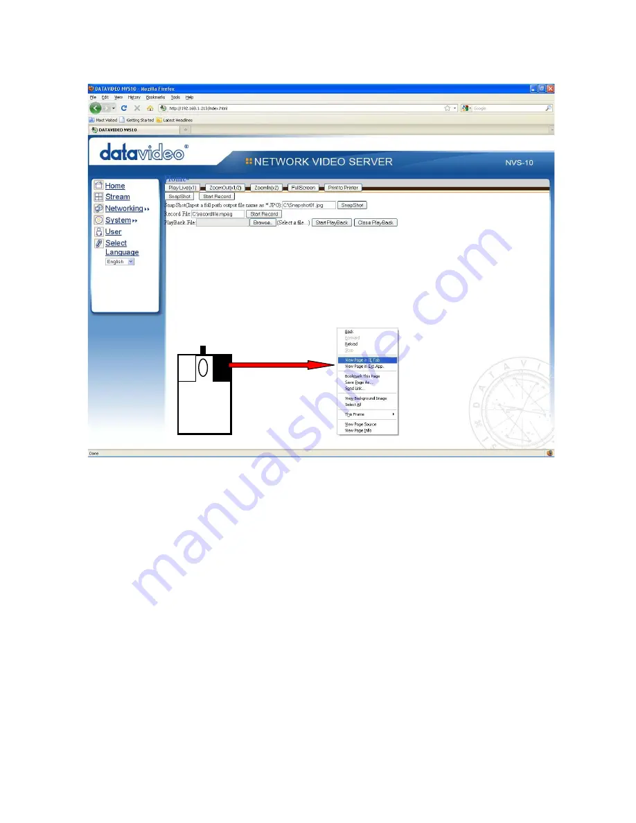 Datavideo NVS-10 Скачать руководство пользователя страница 28