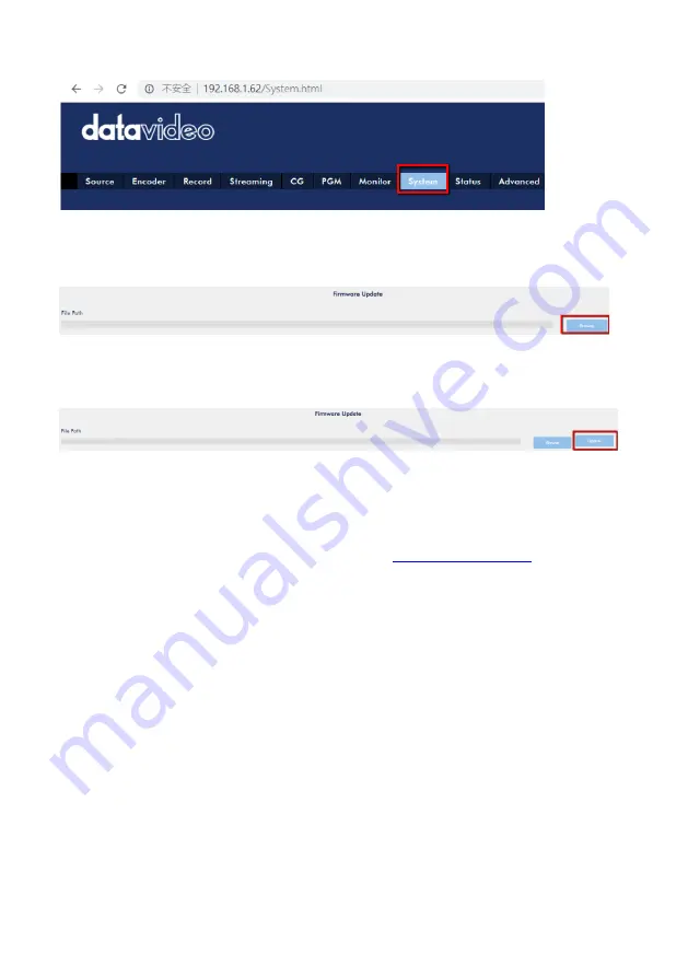 Datavideo NVS-40D Instruction Manual Download Page 90