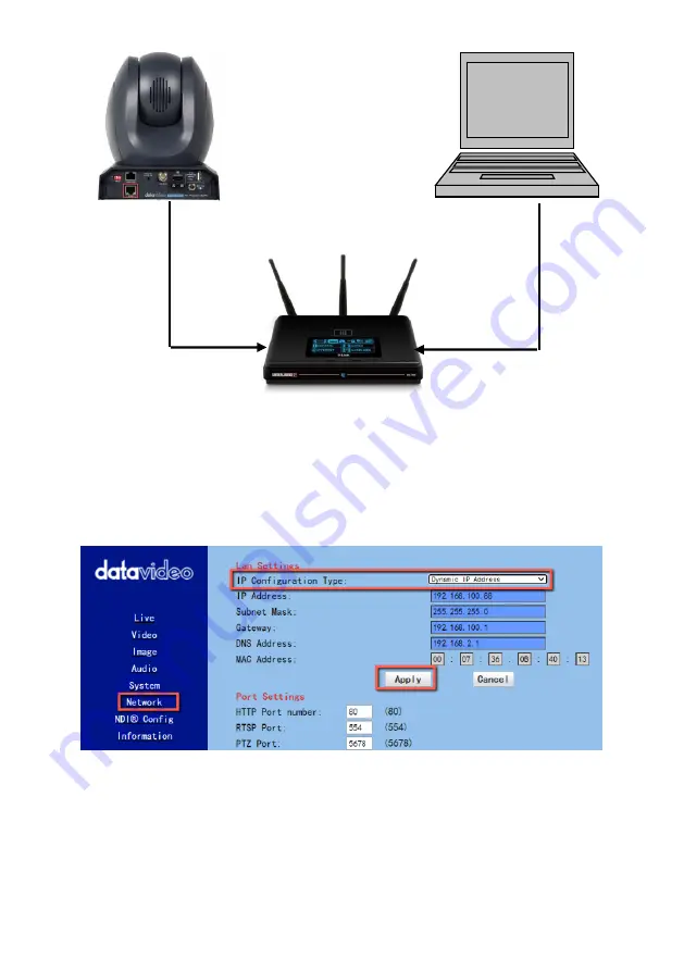 Datavideo PTC-280NDI Скачать руководство пользователя страница 48