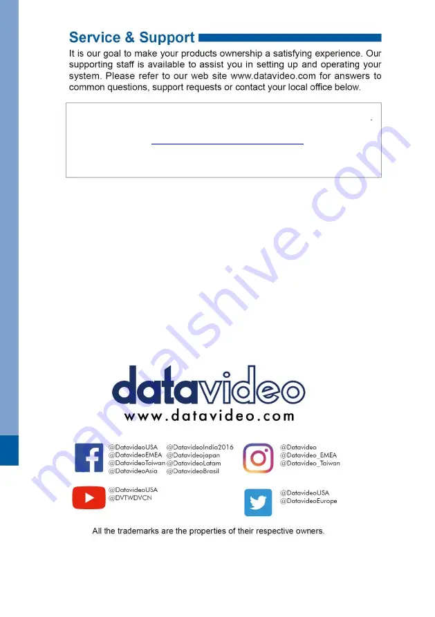 Datavideo PTC-305 Instruction Manual Download Page 136