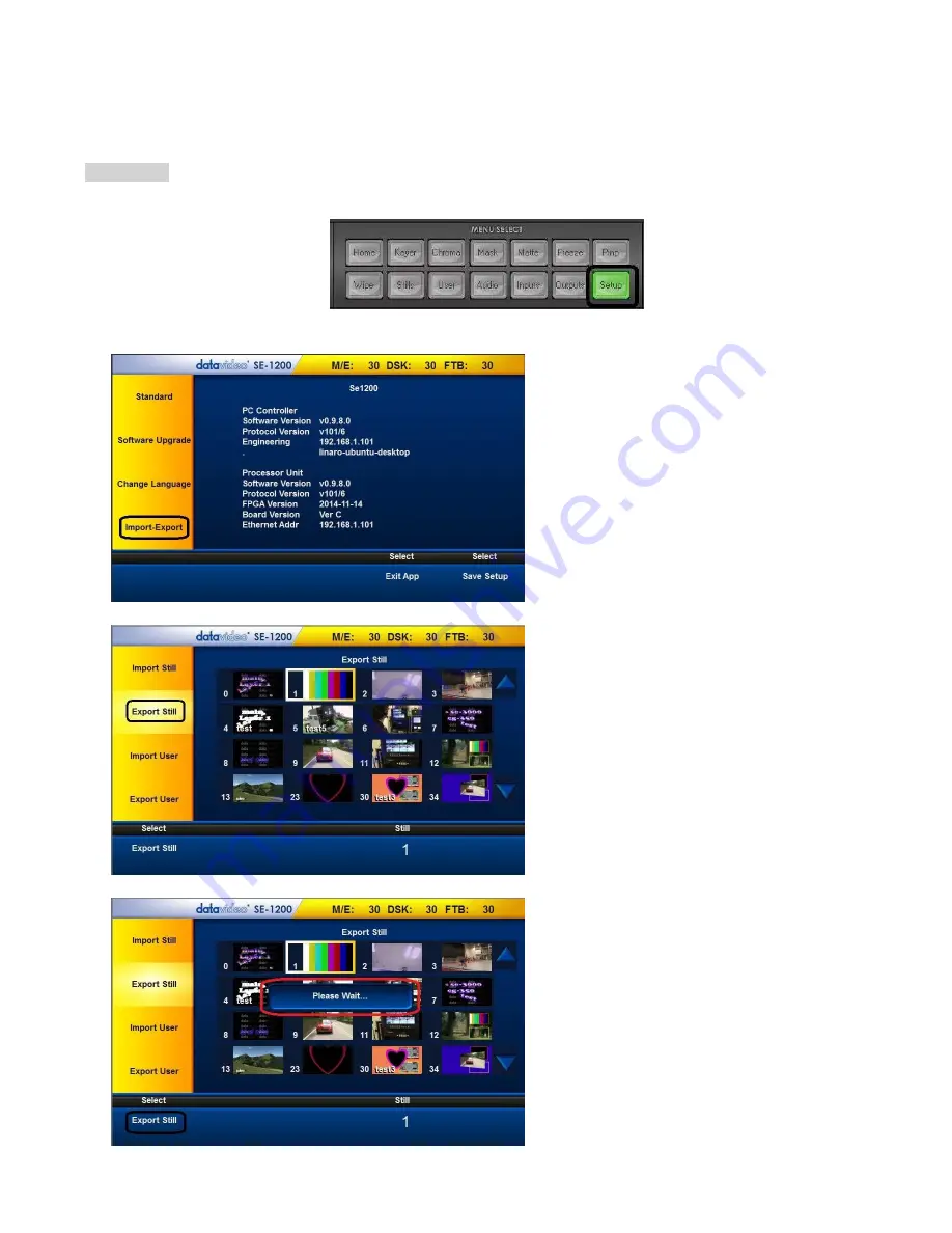 Datavideo SE-1200MU Quick Start Manual Download Page 11