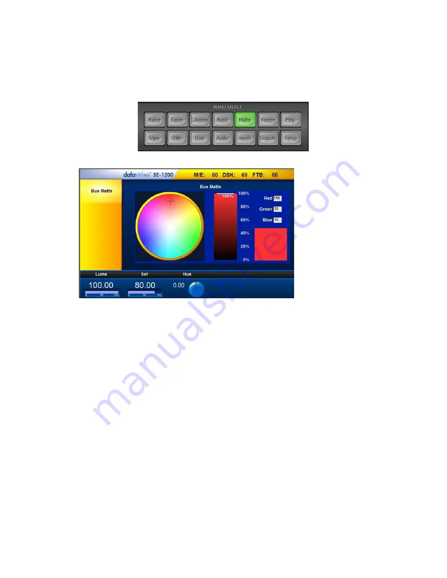 Datavideo SE-1200MU Quick Start Manual Download Page 45