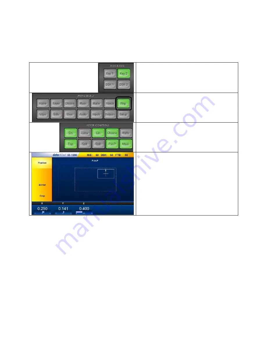 Datavideo SE-1200MU Quick Start Manual Download Page 50