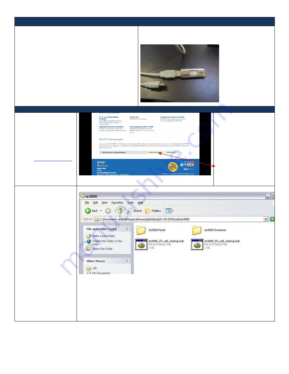 Datavideo SE-3000 Visual Quickstart Manual Download Page 3