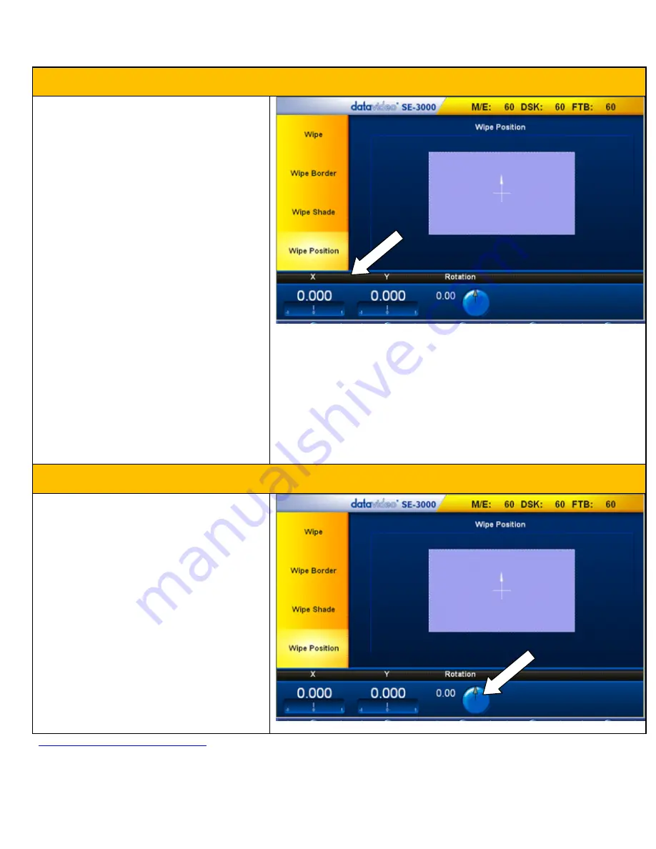 Datavideo SE-3000 Visual Quickstart Manual Download Page 50