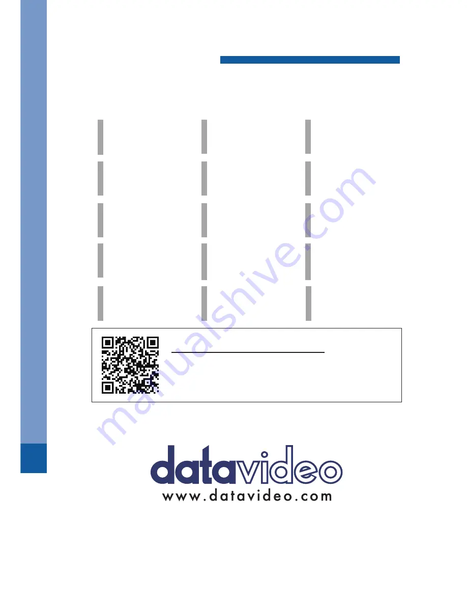 Datavideo TLM-102 Скачать руководство пользователя страница 22