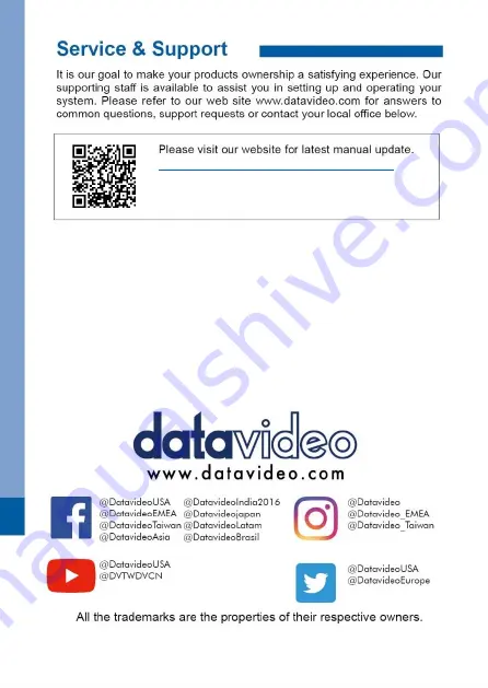 Datavideo VP-300R Instruction Manual Download Page 12