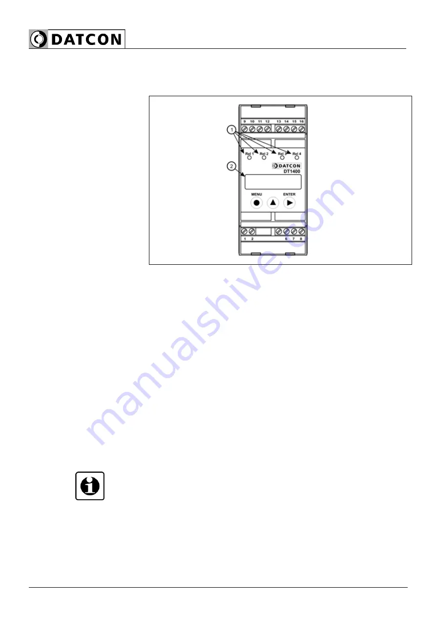 Datcon DT1400 Series Operating Instructions Manual Download Page 8