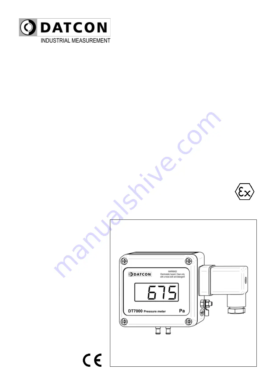 Datcon DT7000 Operating Instructions Manual Download Page 1